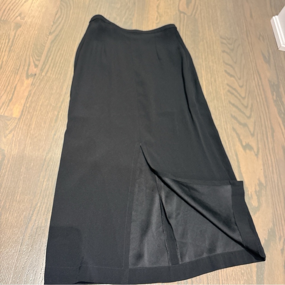 The Frankie shop front slit midi skirt